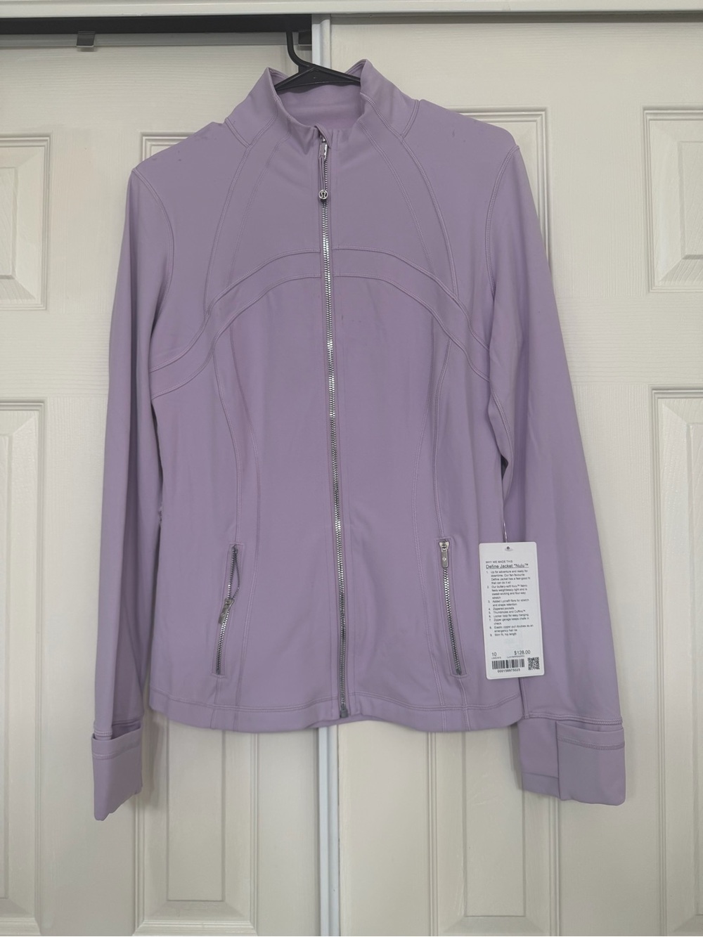 lululemon athletica Lavender Full-Zip Bomber Jacket